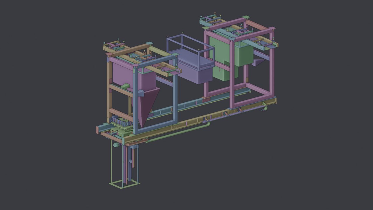 부품별 랜덤색 Workbench 프리뷰